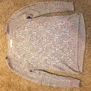 NWOT Faded Glory multi colored cable womens size M